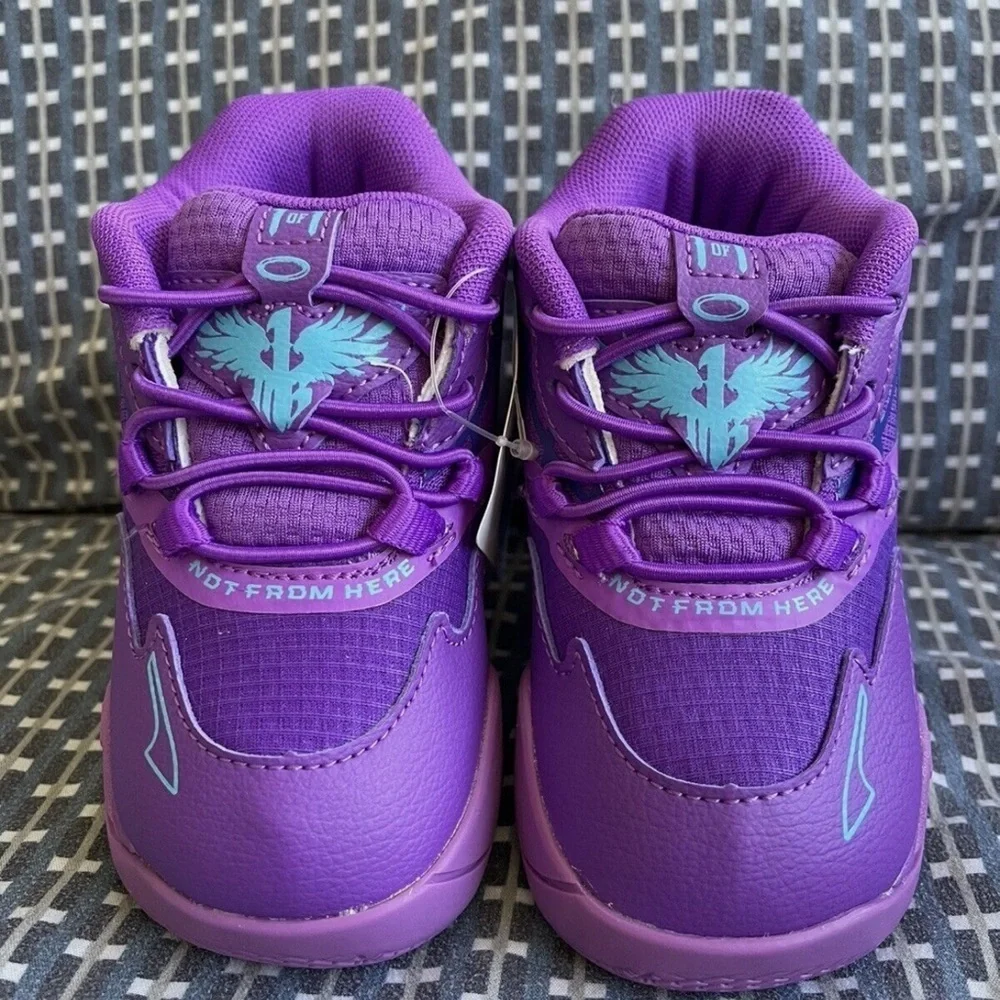 Puma LaMelo Ball Purple Tennis Shoes MB.01 NIB Toddler Size 5c.